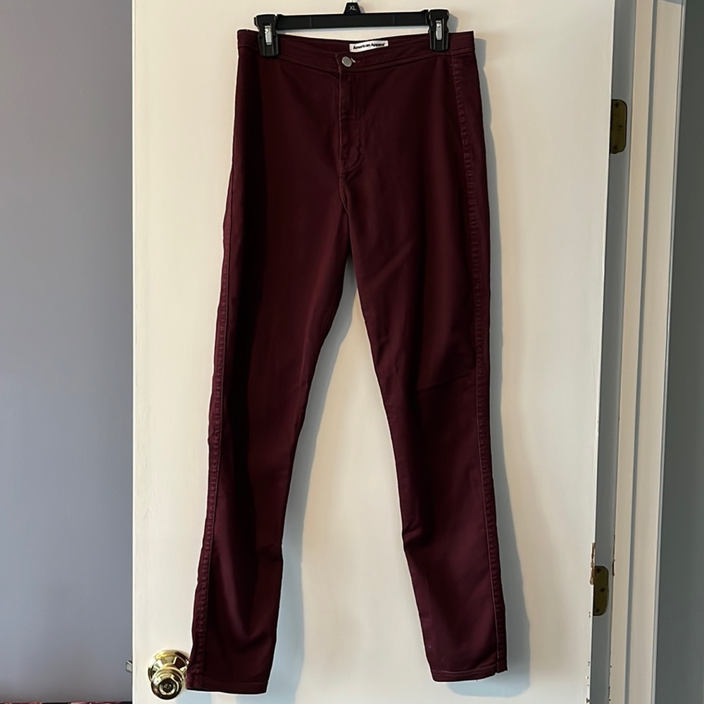 American Apparel Women's Jeans - Size Large - Zinfandel